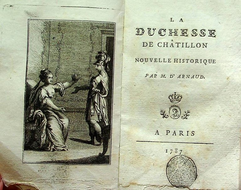 La duchesse de Chatillon nouvelle historique par m. d'Arnaud.