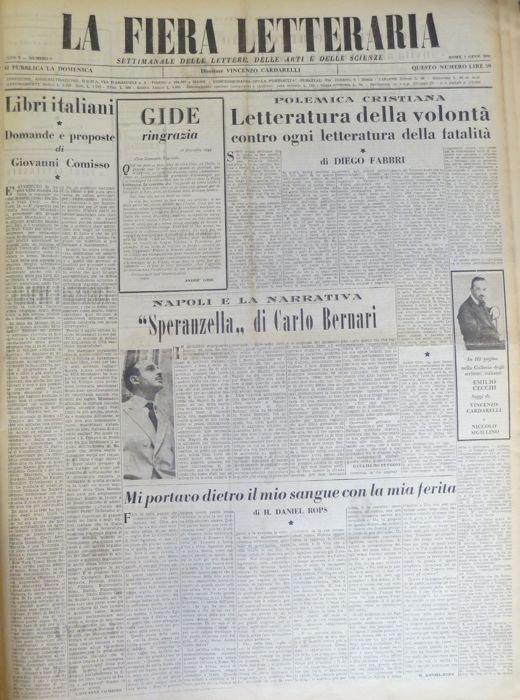 La fiera letteraria: settimanale delle lettere, delle arti e delle …