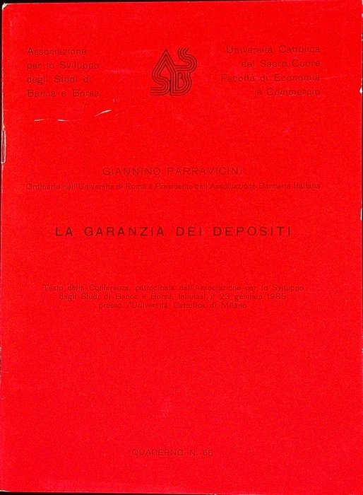 La garanzia dei depositi.