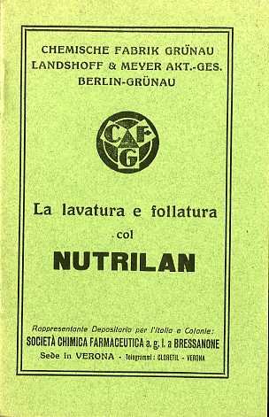 La lavatura e follatura con Nutrilan.
