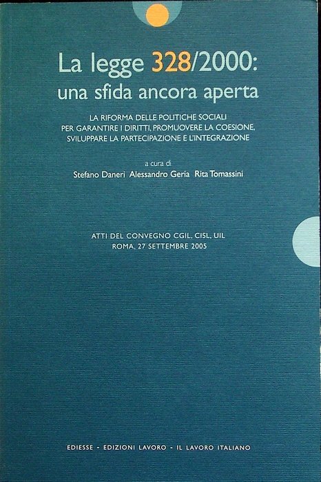 La legge 328/2000: una sfida ancora aperta: la riforma delle …