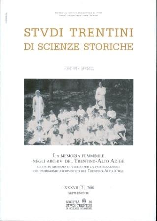 La memoria femminile negli archivi del Trentino-Alto Adige: seconda giornata …