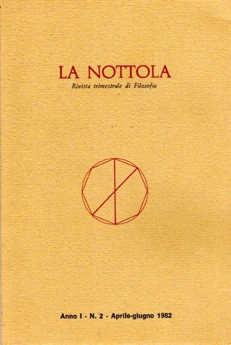 La nottola: Rivista trimestrale di filosofia: Anno I - N. …