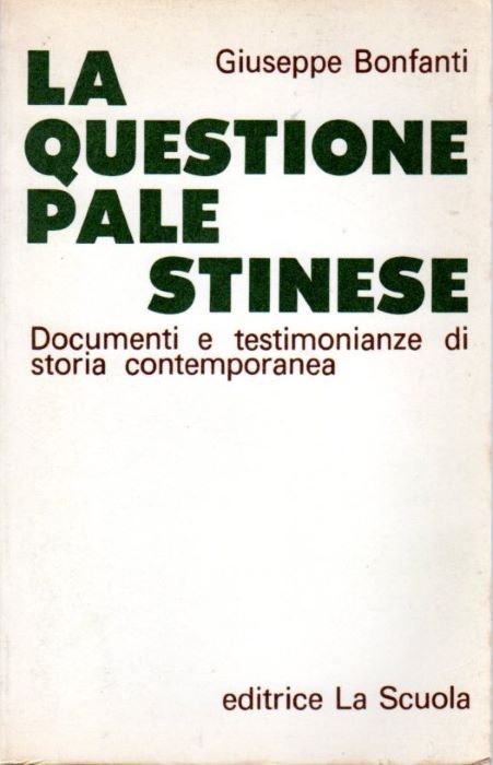 La questione palestinese.
