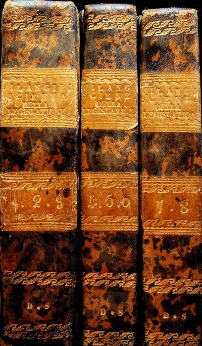 La scienza della legislazione del cavaliere Gaetano Filangieri.