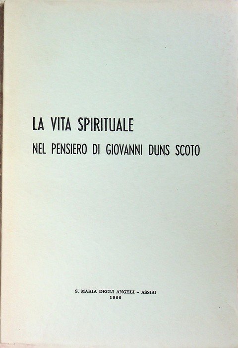 La vita spirituale nel pensiero di Giovanni Duns Scoto. | Immagine principale