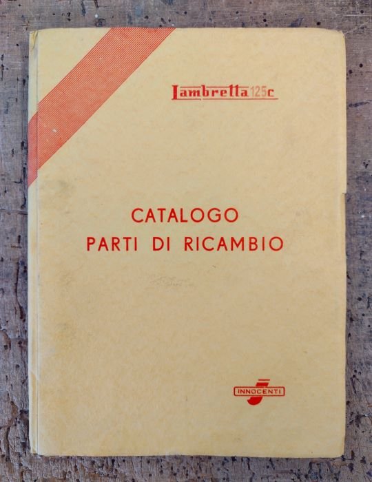 Lambretta 125c: Catalogo parti di ricambio.