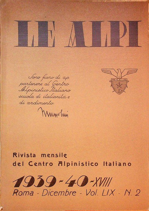 Le Alpi: rivista mensile del CAI: n. 2.