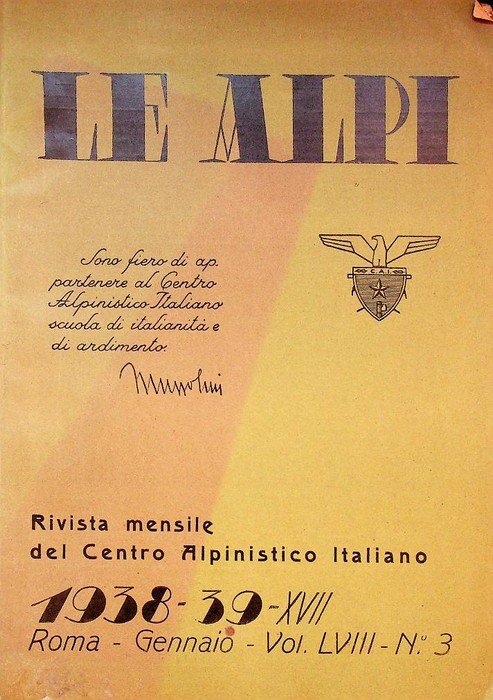 Le Alpi: rivista mensile del CAI: n. 3.