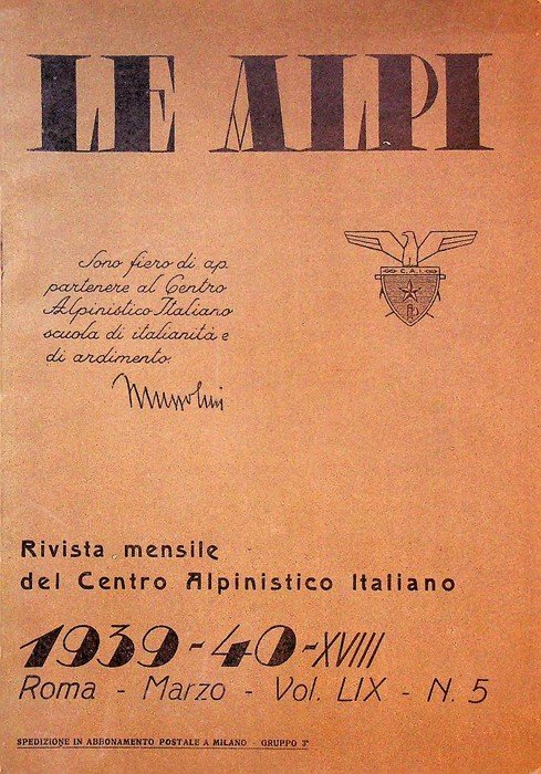 Le Alpi: rivista mensile del CAI: n. 5.
