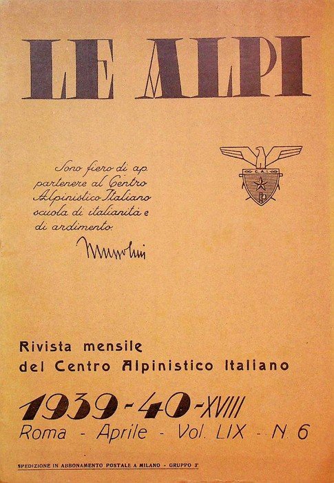 Le Alpi: rivista mensile del CAI: n. 6.