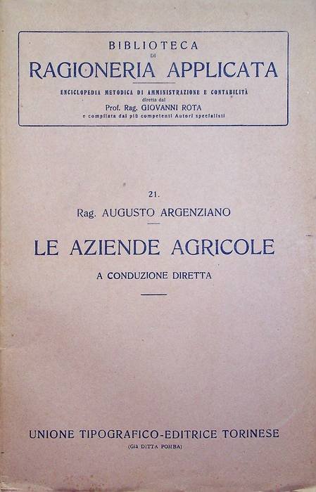 Le aziende agricole a conduzione diretta.