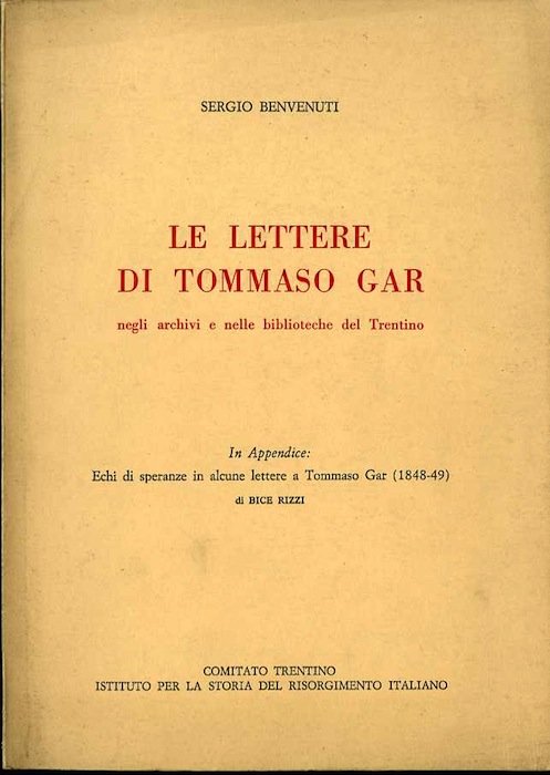 Le lettere di Tommaso Gar negli archivi e nelle biblioteche …