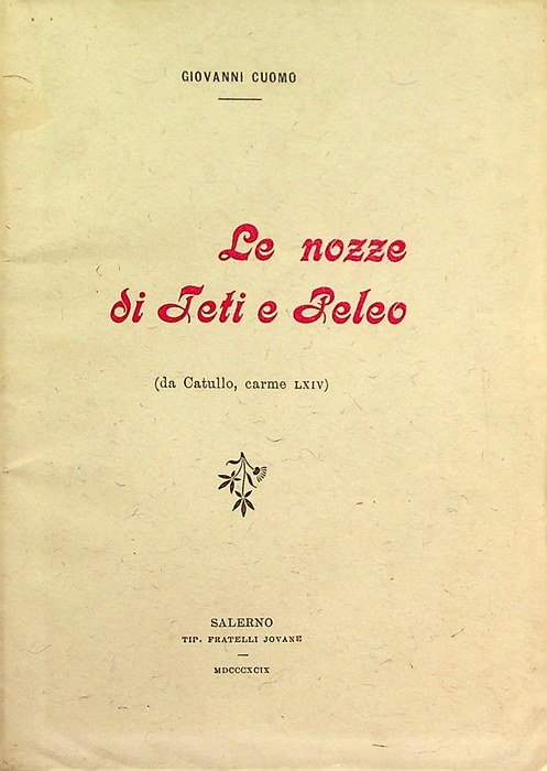 Le nozze di Teti e Peleo.