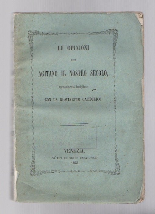 Le opinioni che agitano il nostro secolo, trattenimento famigliare con … | Immagine Gallery 3