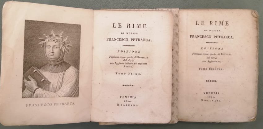 Le rime di messer Francesco Petrarca.