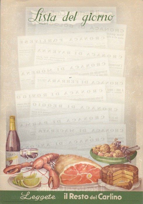 Leggete il Resto del Carlino: Lista del giorno.