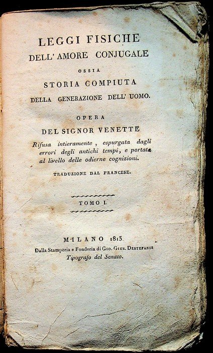 Leggi fisiche dell'amore conjugale, ossia Storia compiuta della generazione dell'uomo: …