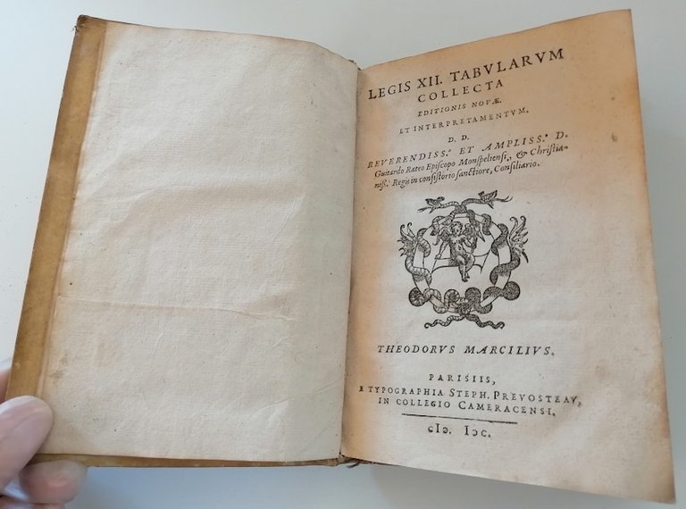 Legis 12 tabularum collecta editionis nouae. Et interpretamentum. D.D. reuerendiss.o …