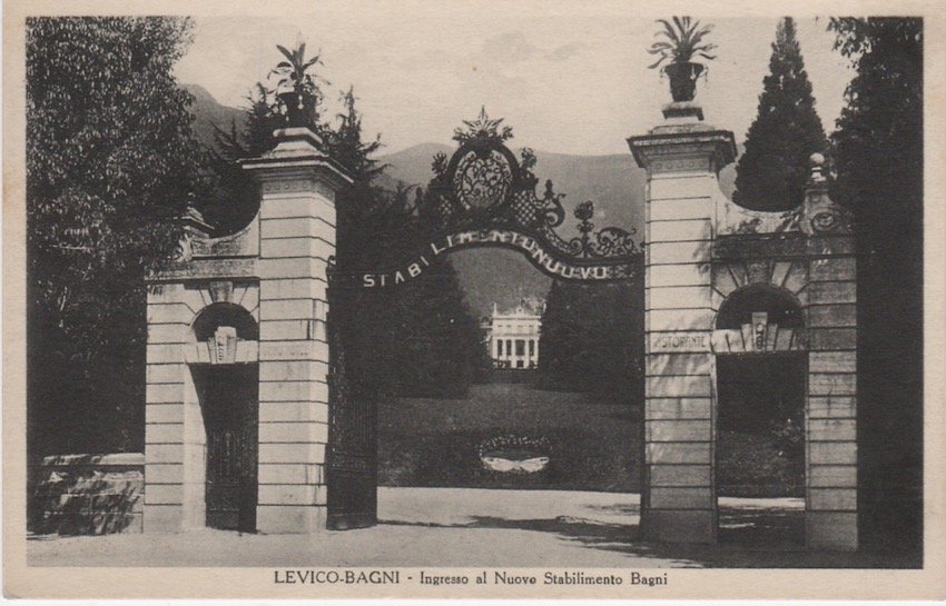 Levico - Bagni - Ingresso al Nuovo Stabilimento Bagni.