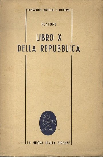 Libro X della repubblica.