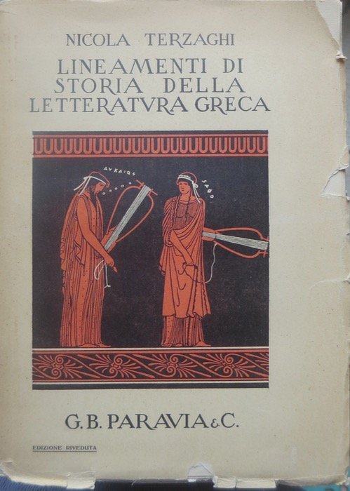 Lineamenti di storia della letteratura greca.