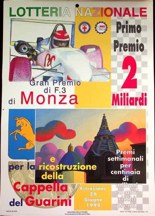 Lotteria nazionale: Gran Premio di F.3 di Monza: estrazione 28 …