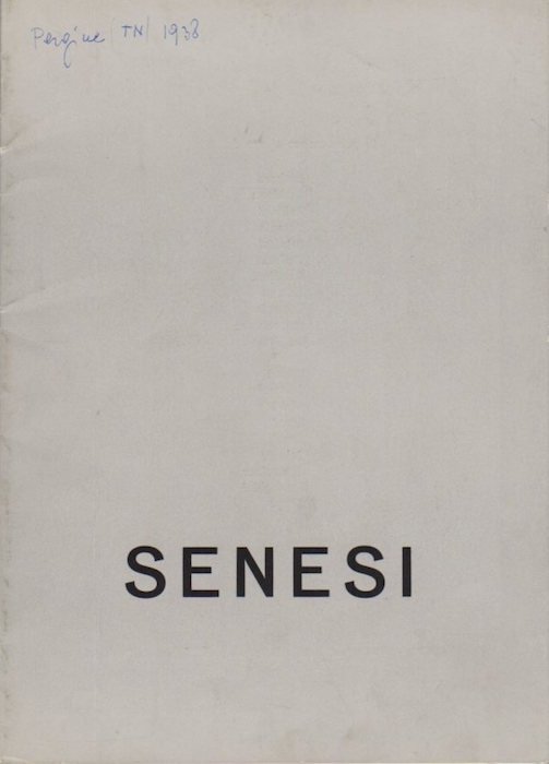 Luigi Senesi: dal 4 al 19 aprile 1964.