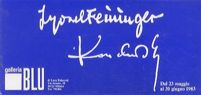 Lyonel Feininger, Kandinsky: dal 23 maggio al 30 giugno 1983.