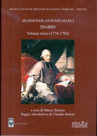 Sigismondo Antonio Manci: Diario. Volume terzo (1776-1793).