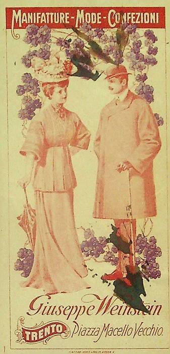Manifatture - Mode - Confezioni: Giuseppe Weinstein: Trento: Piazza Macello …