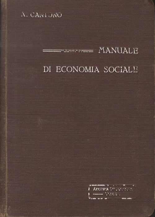 Manuale di economia sociale.