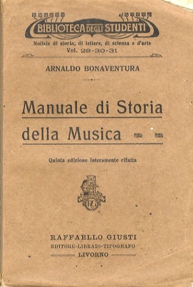 Manuale di storia della musica.