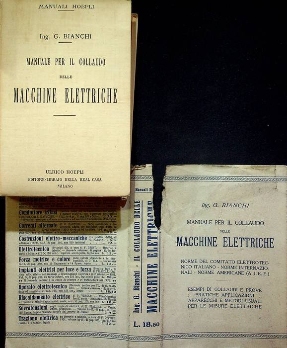 Manuale per il collaudo delle macchine elettriche.