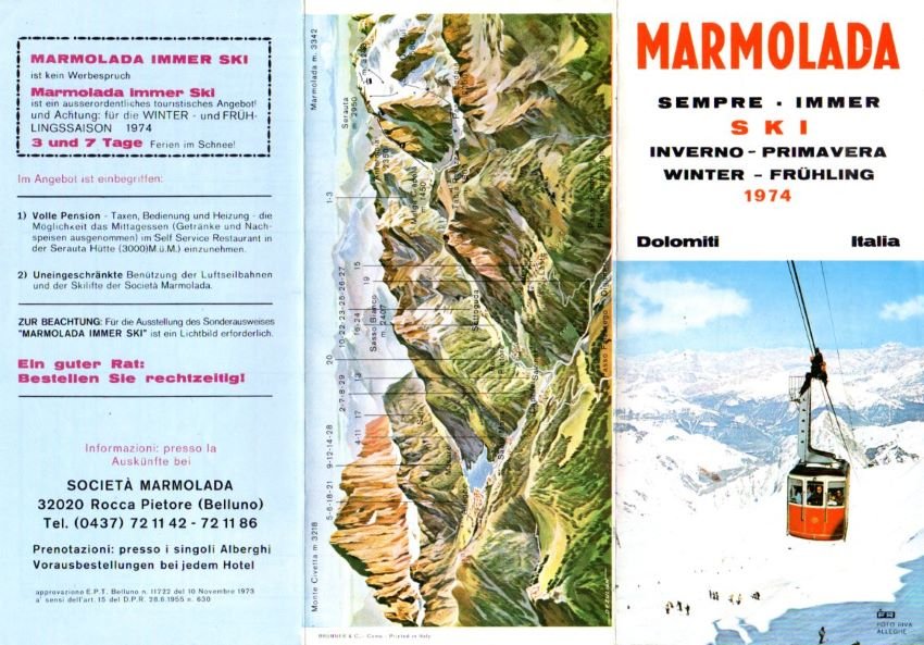 Marmolada sempre ski: inverno - primavera 1974 = Marmolada immer …