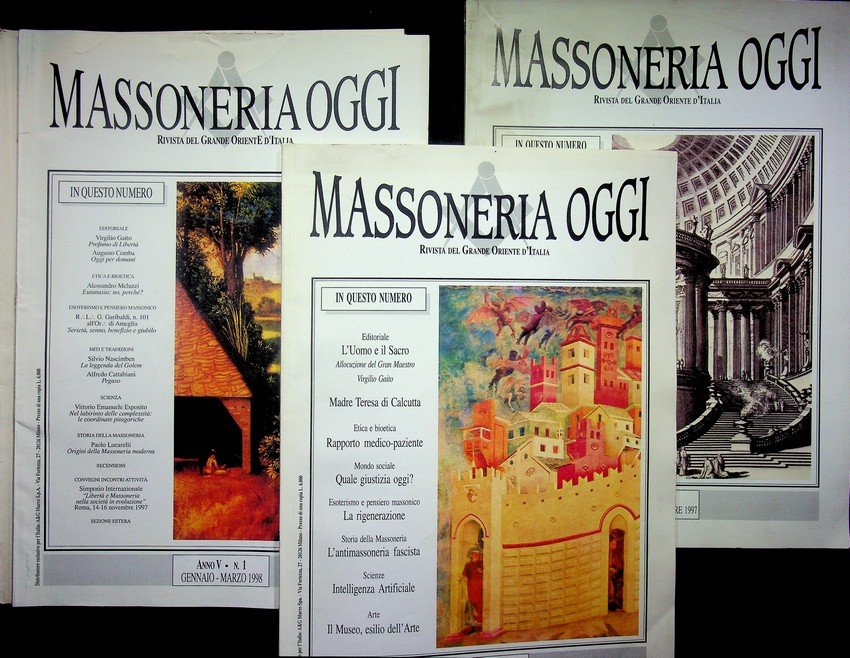 Massoneria oggi: rivista del Grande Oriente d'Italia: Da A. IV … | Immagine principale