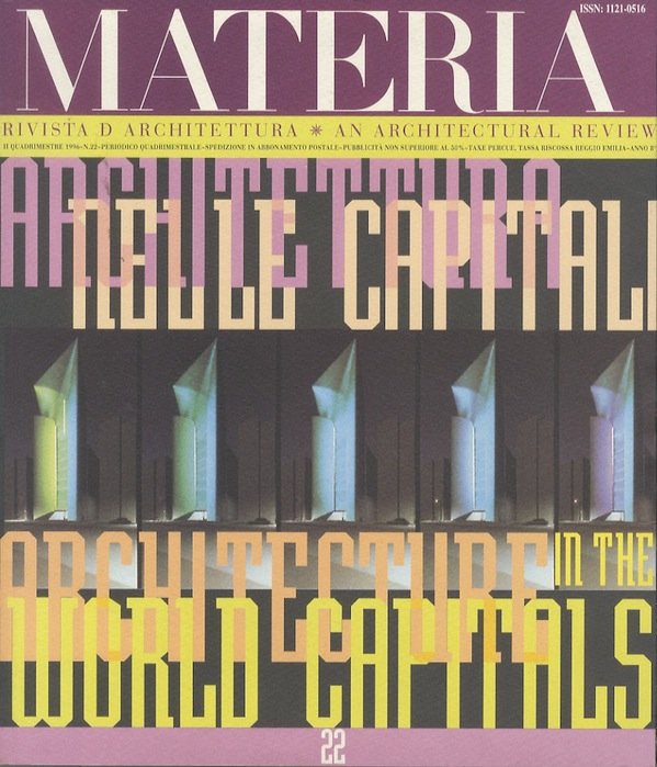 Materia: Rivista d'architettura = An Architectural review: II Quadrimestre 1996 …