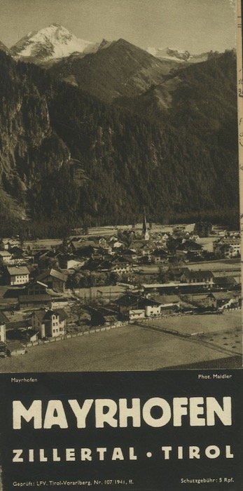 Mayrhofen, Zillertal, Tyrol.