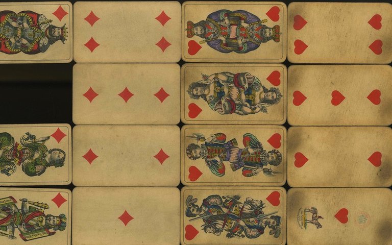Mazzo di carte da gioco consistente di 31 carte da …