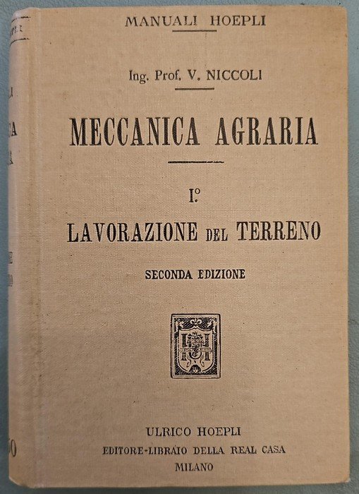 Meccanica agraria: I. Lavorazione del terreno. | Immagine principale