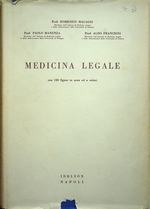 Medicina legale. | Immagine principale