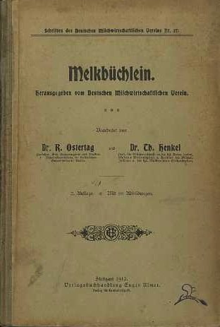 MelkbÃ¼chlein: herausgegeben vom Deutschen Milchwirtschaftlichen Verein.