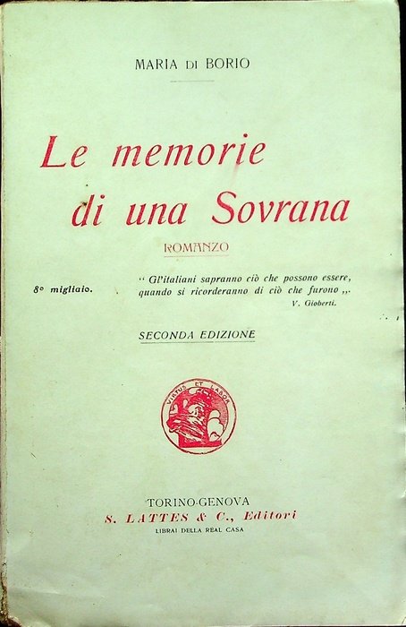 Memorie di una sovrana: romanzo.