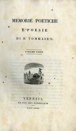 Memorie poetiche e poesie.