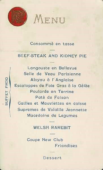 Menu.