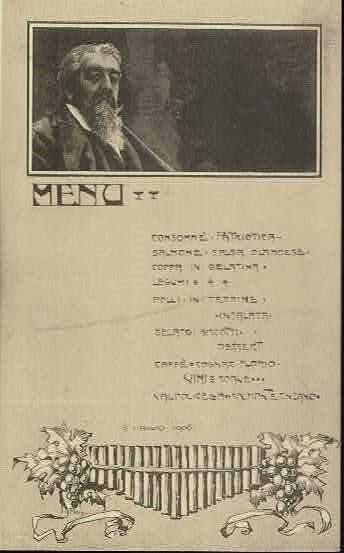 Menu 2 maggio 1908.