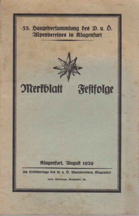 Merkblatt: Festfolge.
