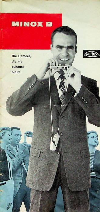 Minox B: Die Camera, die nie zuhause bleibt.