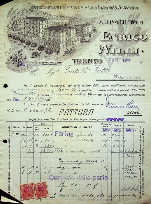 Molino elettrico Enrico Willi: Trento. | Immagine principale