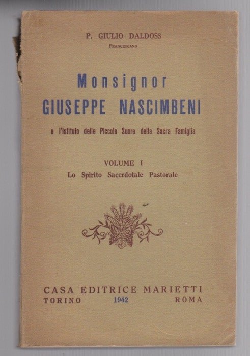 Monsignor Giuseppe Nascimbeni e l'Istituto delle Piccole suore della Sacra …